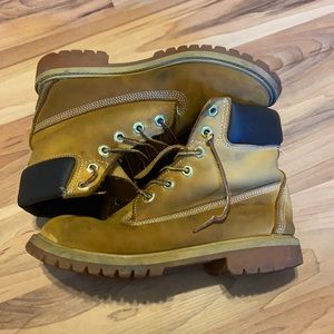 Tan timberland boots